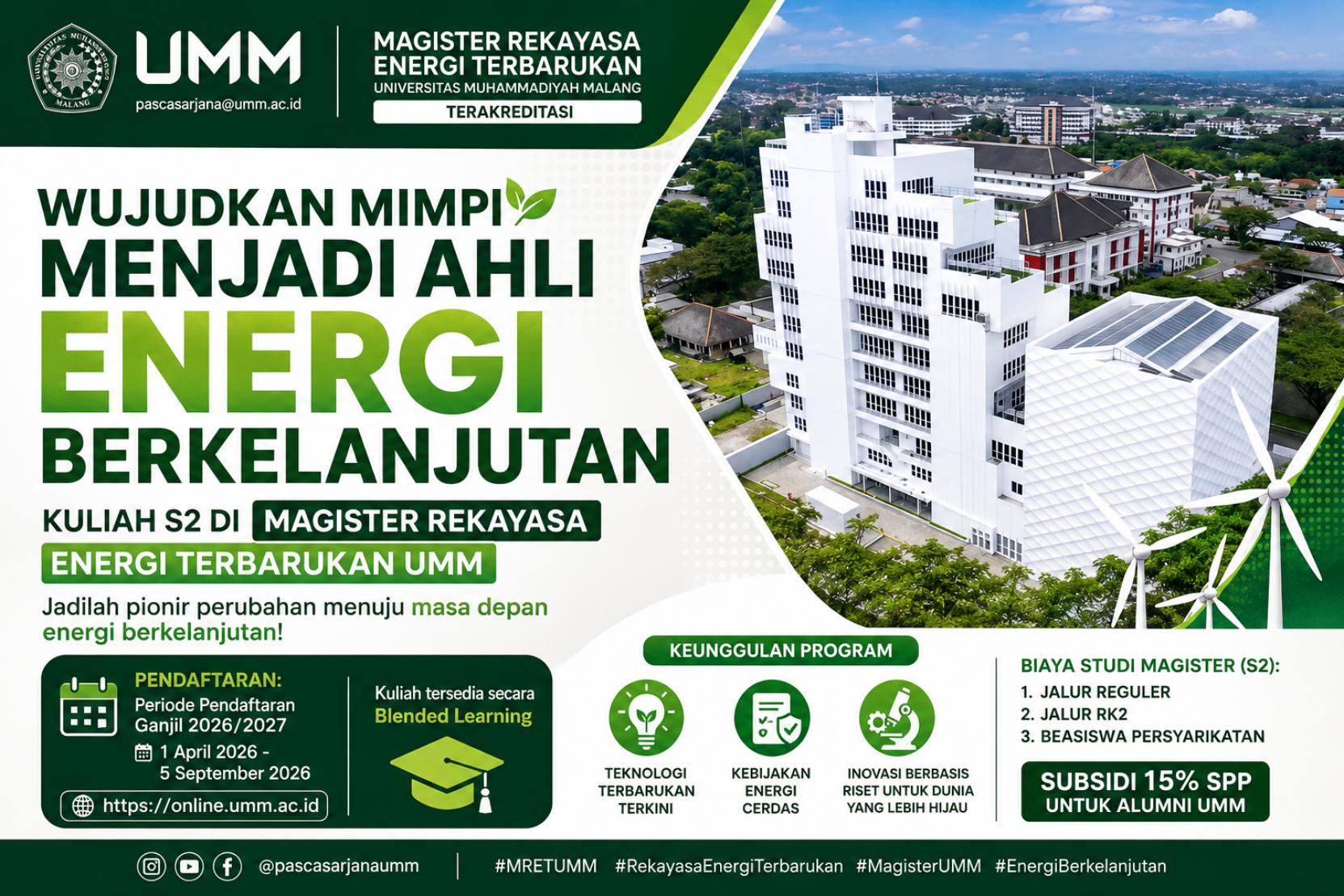 Magister Rekayasa Energi Terbarukan UMM